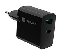 Alimentation NUC-2143 : fiche impulsion 5-20VDC 3A 45W 90x51x29mm noir NATEC