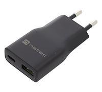 Alimentation NUC-2377 : fiche impulsion 3-12VDC 3A 20W 83x38x16mm noir NATEC