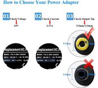 Alimentation Ordinateur Portable Chargeur Adaptateur 19V 2,37A Compatible Pour Toshiba Mini Nb305 Portege R705 R835 R930 R935 Z830 Z835 Z930 Z935 45W Ac Adapter Pa3822E-1Ac3 Pa3822U-1Aca[L2907]