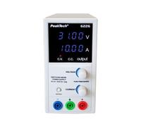 Alimentation P 6226 : impulsion de laboratoire, 1 canal 0-30VDC 0-10A PEAKTECH