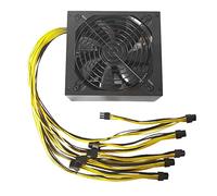 Alimentation PC 2000 W pour machine minière ATX ETH Support 8 cartes d'affichage GPU 2000 W max pour