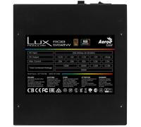 Alimentation PC - AEROCOOL - LUX RGB 550M - Semi-modulaire - 550W - 80PLUS Bronze
