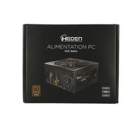 Alimentation PC ATX HEDEN 80PLUS BRONZE 550W Ventilateur 120mm / PFC
