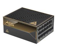 MSI MEG Ai1600T PCIE5 Bloc d'alimentation Prise EU, 1600W, Certifié 80 Plus Titanium, ATX 3.1, Compatible PCIe 5.1, Deux câbles 12V-2x6 natifs avec connecteurs Bicolores, ATX, câbles tressés