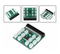 Alimentation PCIE 12V 64 broches à 12x6 broches, adaptateur de carte de dérivation pour serveur HP 1200W 750W PSU Server GPU BTC