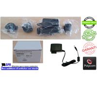 Alimentation Polycom 2200-48871-125 5V 15W - Embouts EU/UK/US inclus
