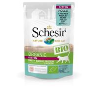 Alimentation Pour Animaux - Schesir - Sachet Fraîcheur Bio Au Poulet - 85g - Pâtée - Junior