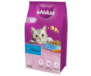 Alimentation pour chat - WHISKAS - Thon avec légumes - 14 kg - Croquettes - Adulte