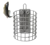 Alimentation pour La À | Portable en Acier Inoxydable | Lanceur D'appât Et Chargeur pour Poissons | pour Poisson Chat en Plein Air Débutants Rivières Eau Étangs Lacs Hommes Femmes Père