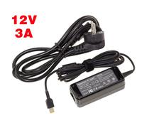 Alimentation pour PC Portable 12V 3A Embout carré - Pour Lenovo ThinkPad