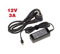 Alimentation pour PC Portable 12V 3A embout carré. Similaire à Lenovo ThinkPad 10 4X20E75066 TP00064A
