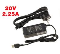 Alimentation pour PC Portable 20V 2.25A Embout carré - Pour Lenovo