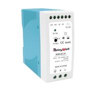 Alimentation pour rail DIN 24V, 60W, 2.5A ; transformateur 230V à 24V, rail DIN, 24 VDC, transformateur de sonnerie, ReleyWell, MDR-60-24
