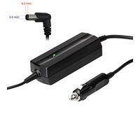 Alimentation pour voiture AK-ND-76 19,5V / 2,31A 45W 4,5 x 3,0 mm + broche