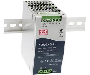 Alimentation rail DIN MEAN WELL SDR-240-24 10 A 240 W 1 x