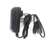 Alimentation Raspberry Pi avec interrupteur - Pi 3 modèle B Raspberry Pi 2 modèle B Raspberry Pi A B/B+ Raspberry Pi Zero Adaptateur secteur 5 V 3 A PSU Micro USB avec interrupteur marche