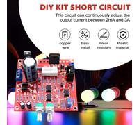 Alimentation régulée 0-30V 2mA-3A DC DIY Kit Short with Protection