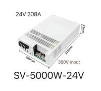 Alimentation Robuste 24 V for Machines CNC et contrôle Industriel, 5 000 W 208 A, entrée 380 V.