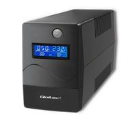 Alimentation sans interruption - Qoltec - 450VA - 240W - Couleur Noir - Pour Adultes
