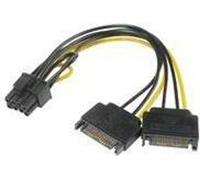 Alimentation SATA sur 6 + 2pin PCIe