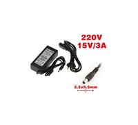 KALEA-INFORMATIQUE Alimentation Secteur 220V vers 15V DC 3A 5.5x2.5mm