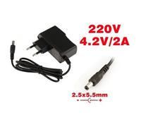 KALEA-INFORMATIQUE Alimentation secteur 220V vers 4.2V DC 2A avec connecteur 2,5mm x 5,5mm (diamètres interne/externe)