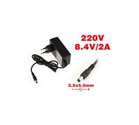 KALEA-INFORMATIQUE Alimentation Secteur 220V vers 8.4V DC 2A avec connecteur 2,5mm x 5,5mm (diamètres Interne/Externe)