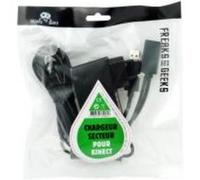 Freaks & Geeks Alimentation secteur pour Kinect G – Xbox 360 – Noir – Filaire – Adaptateur