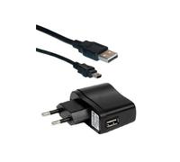 Alimentation Secteur USB - Chargeur Secteur USB avec Cable GPS USB pour GPS Mappy Ulti 500 - Europe