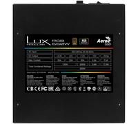 Alimentation semi-modulaire AEROCOOL LUX 650 W RGB 80Plus Bronze
