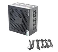 Alimentation silencieuse 500 W pour ordinateur de bureau - Grand ventilateur de 120 mm - Protections de tensions avancées - Alimentation pour ordinateur de bureau