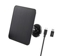 Alimentation solaire monocristalline efficace pour caméras domestiques Sortie 5 W 5 V avec câble de connexion de type C Appareil solaire pour Scintillate