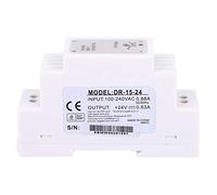Alimentation sur Rail Culnflun pour DR 15 24 DIN, 15 W, 24 V, 0,63 A, Modulation PWM, Alimentation à découpage de qualité Industrielle pour armoires de Commande et équipements