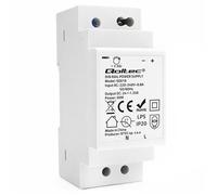 Alimentation sur rail DIN Qoltec | 30 W | 24 V | 1,25 A | Gris