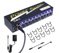Alimentation Tavsou pour pédales de guitare 10 isolées DC sortie 9 V/12 V/18 V avec protection séparée contre les courts-circuits