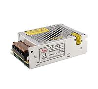Alimentation universelle à découpage régulée, 75 W 5 V 15 A Petit volume à sortie unique pour bande lumineuse