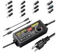 Alimentation universelle réglable 3 V ~ 12 V 12 A 144 W Adaptateur d'alimentation à commutation variable 100 V-240 V AC vers DC Convertisseur Transformateur avec 14 pointes et convertisseur de
