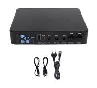 Alimentation UPS avec Affichage numérique, 18000mAh POE15V 24V USB, Sortie 5V 9V 12V, Batterie de Secours pour caméras de sécurité