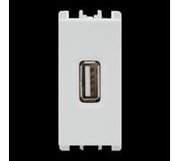 Alimentation USB 5V 2.1A 1 module Blanc Urmet 10330