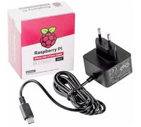 Alimentation USB-C - Raspberry Pi - MO-PI-00400 - Prise EU - Noir