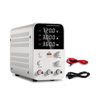 Alimentation variable, 30V 10A Programmable DC Alimentation Réglable Affichage Numérique Mini Lab Power Conditioner 60V 5A 120V3A for La Réparation De Téléphone Portable(WPS1203B)
