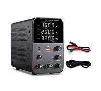 Alimentation variable, 30V 10A Programmable DC Alimentation Réglable Affichage Numérique Mini Lab Power Conditioner 60V 5A 120V3A for La Réparation De Téléphone Portable(WPS1602)