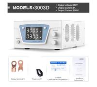 Alimentation variable 3A Lab de laboratoire réglable DC Source Source STABILISÉ DIVERSATION DIGITAL ALIMENTATION DE COMMUNICATION DE TENSION COURANT Alimentation de banc ( Color : 300V 3A , Size : 110