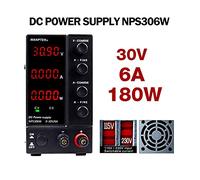 Alimentation variable Bench DC Alimentation Réglable 5a 6a Affichage LCD à quatre chiffres VARIABLE Source d'alimentation électrique AC 300W 360W Alimentation de banc ( Color : NPS306W , Size : AU )