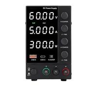 Alimentation Variable DC, Alimentation D'établi avec USB, Charges Rapide, Affichage LED 18W pour établi (Prise UE AC230V)