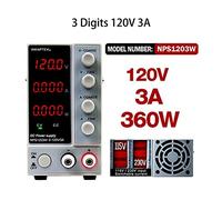 Alimentation variable NPS605W 306W 3010W 1203W variable Ajustable Dc Changer de source d'alimentation 6a 10a Banc de laboratoire Source d'alimentation Alimentation de banc ( Color : 3 Digits 120V 3A