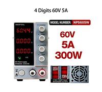 Alimentation variable NPS605W 306W 3010W 1203W variable Ajustable Dc Changer de source d'alimentation 6a 10a Banc de laboratoire Source d'alimentation Alimentation de banc ( Color : 4 Digits 60V 5A