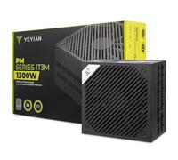Alimentation Yeyian Orion 1300W ATX 3.1 - Certification 80+ Platinum, PCIe 5.1, Condensateurs Japonais, Compatible NVIDIA RTX 5000 et AMD RX 9000 - Haute Efficacité et Puissance Réelle