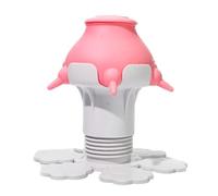 Alimentatore per cuccioli | Bottiglie in silicone per allattamento 300 ml - Contenitore latte regolabile per cani, gatti, conigli, stazione di alimentazione con 5 tettarelle