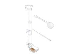 Alimentatore per Pesci - Tubo Di Alimentazione Da Dei Gamberetti - Kit Tubo per Mangiatoia per Pesci D'acquario Con Di Alimentazione Trasparente | L'alimentazione 'acquario in PE